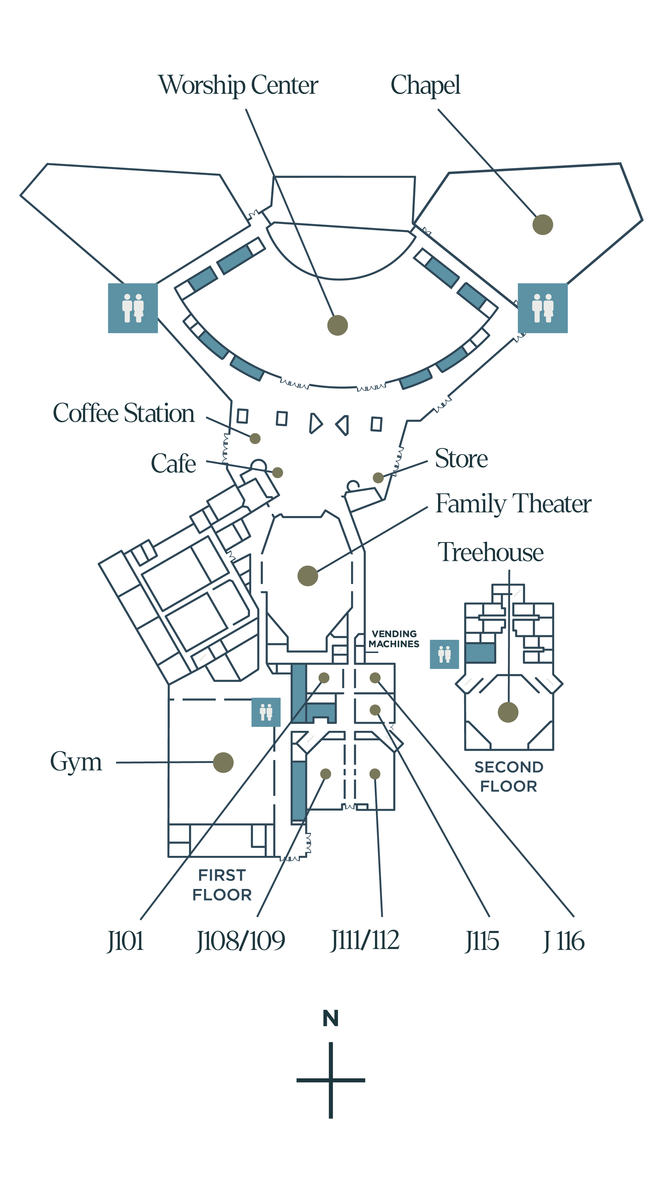 Bent Tree Bible Fellowship floor plan